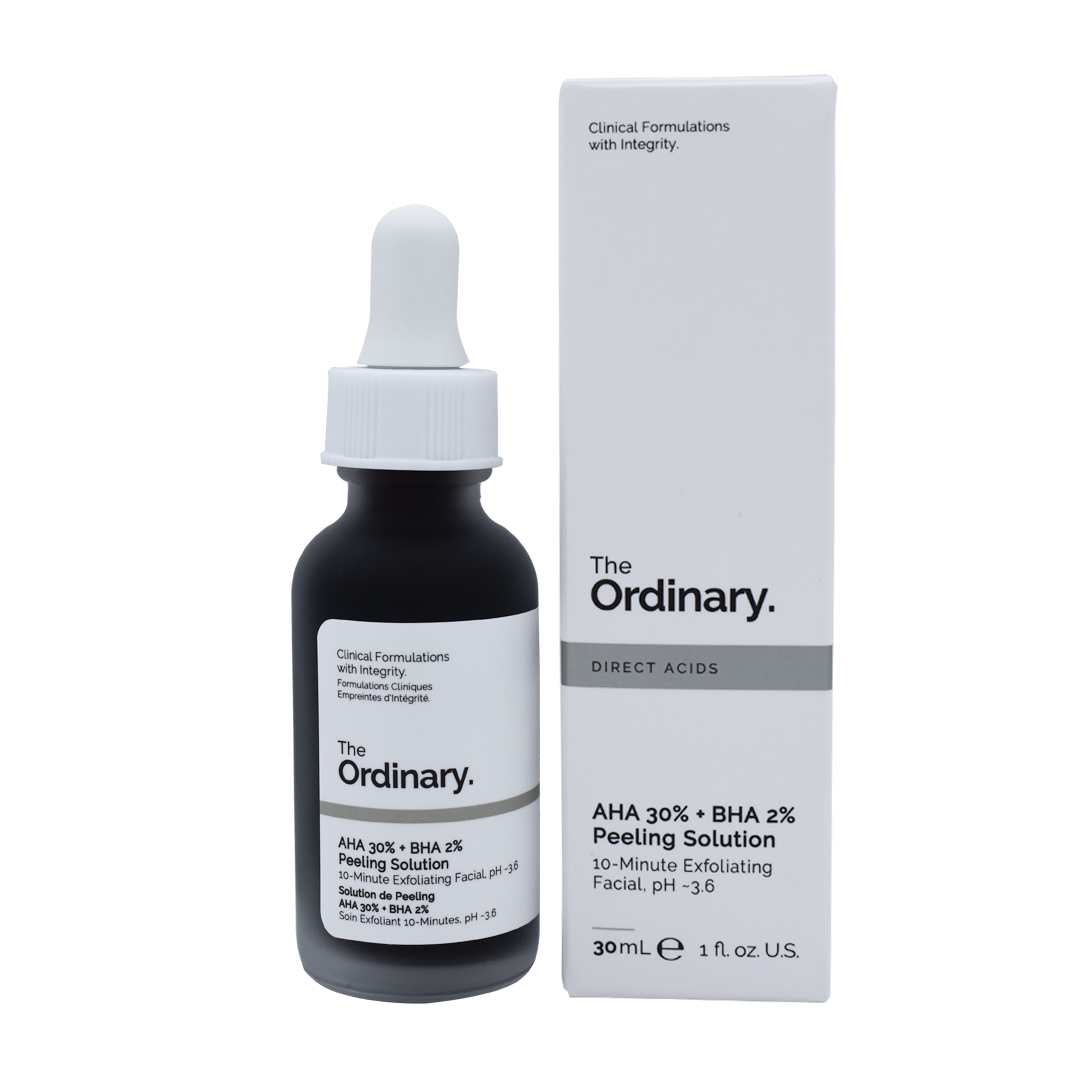 The Ordinary AHA 30% + BHA 2% Peeling Solution – Lipcara