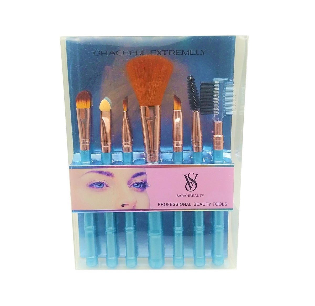 VS SARAHBEAUTY MAKEUP BRUSH SET - 7 PIECES - Lipcara