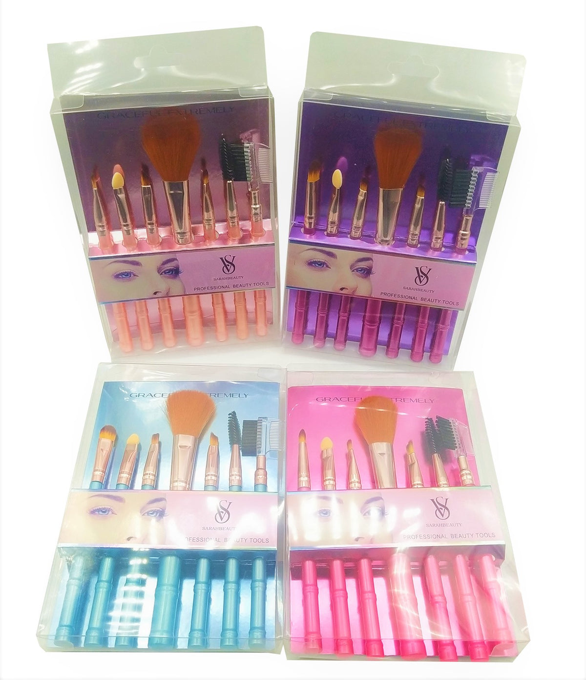 VS SARAHBEAUTY MAKEUP BRUSH SET - 7 PIECES - Lipcara