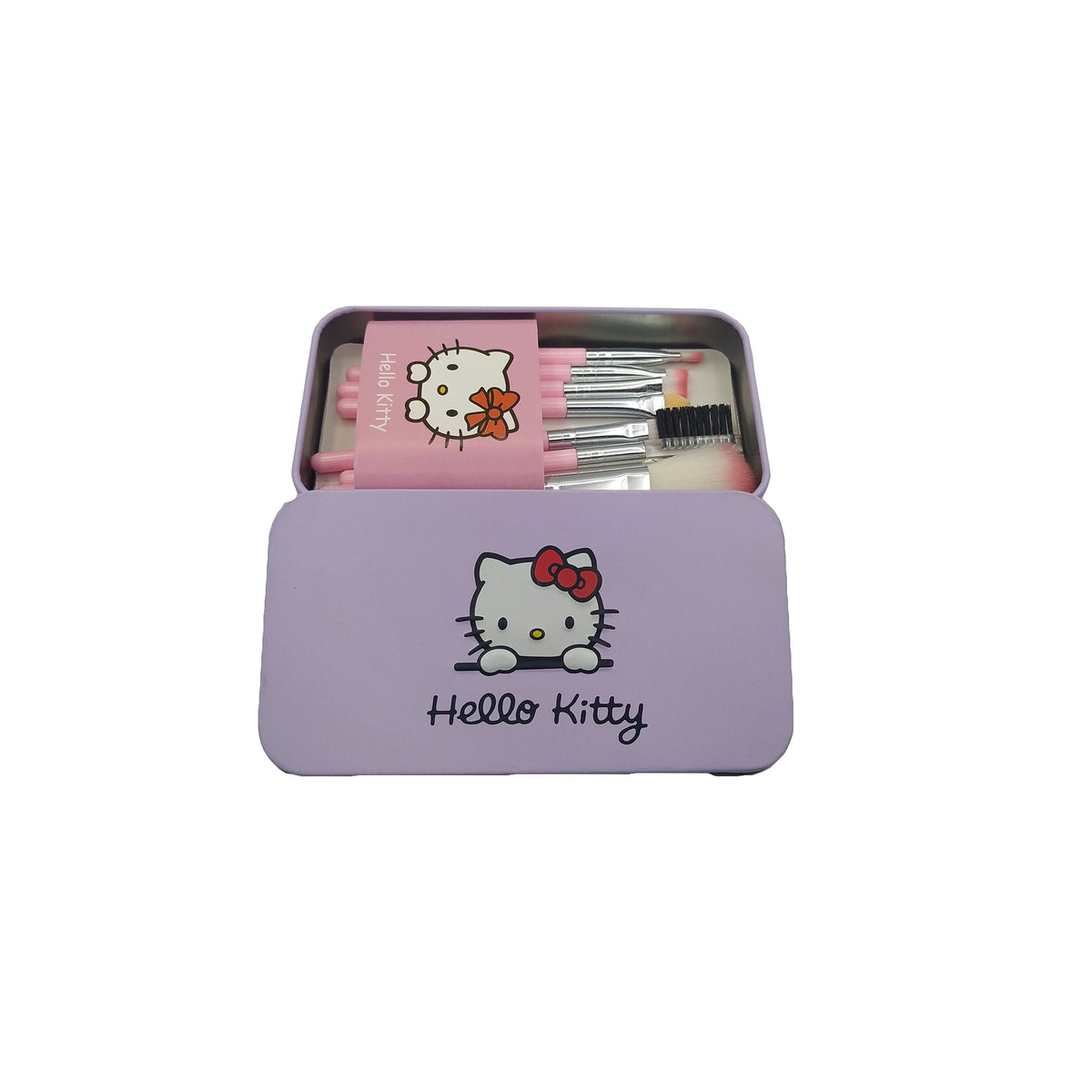 HELLO KITTY MINI BRUSH KIT - 7 PIECES - Lipcara