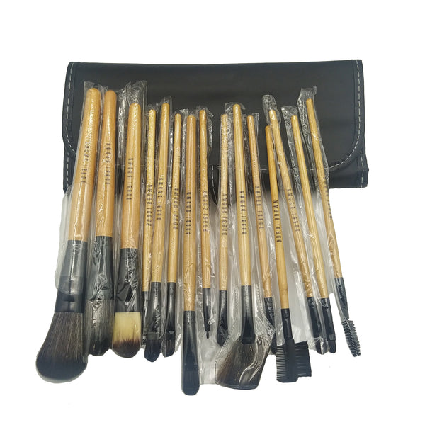 BOBBI BROWN BRUSHES 15 PIECE SET WITH LEATHER POUCH – Lipcara