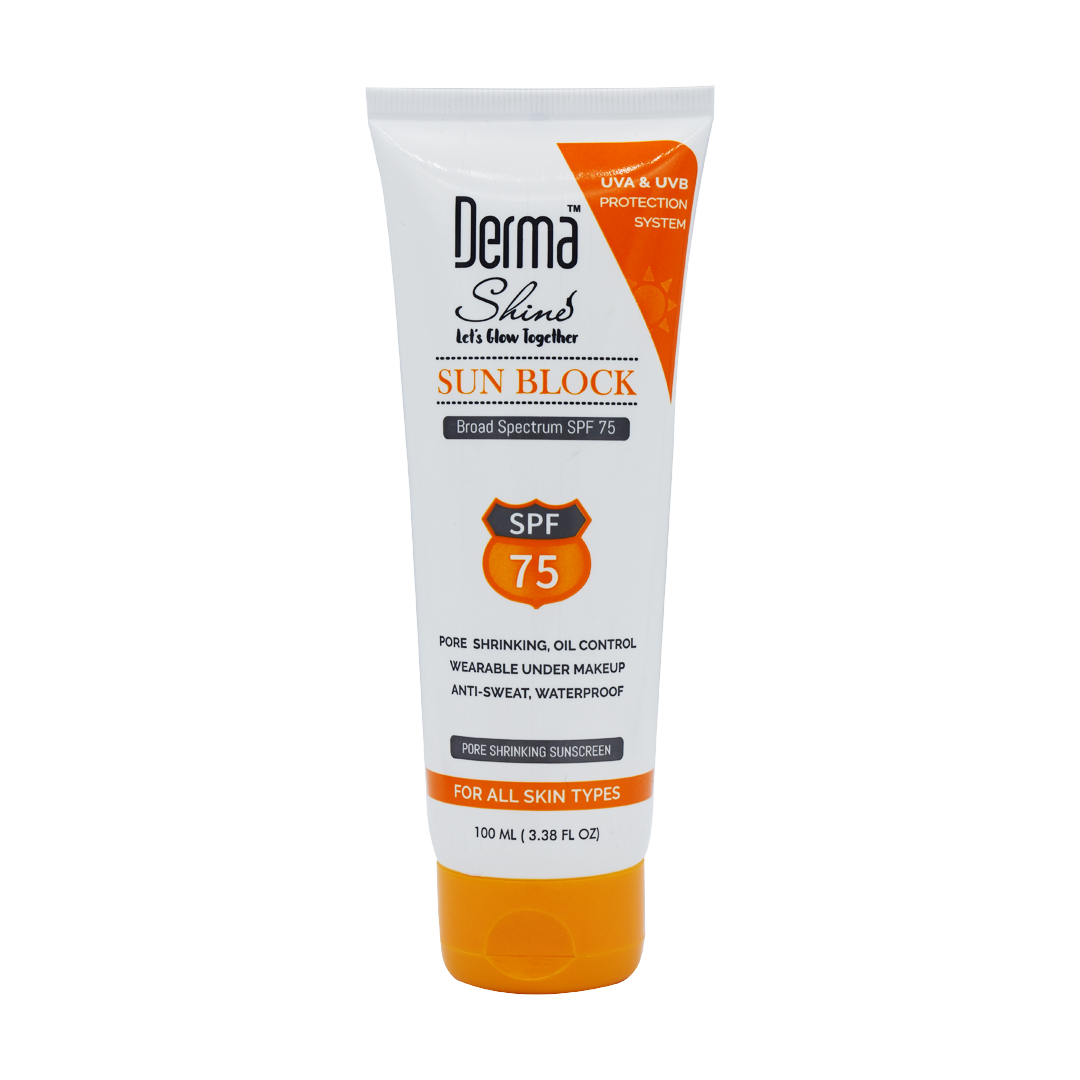 Derma Shine Sunblock SPF 75 100ml – Lipcara