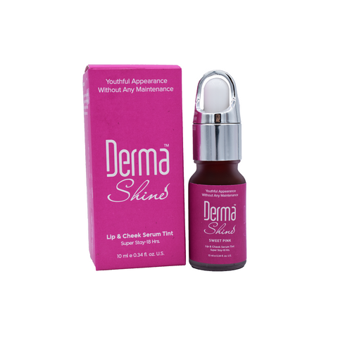 Derma Shine Lip & Cheek Serum Tint Sweet Pink